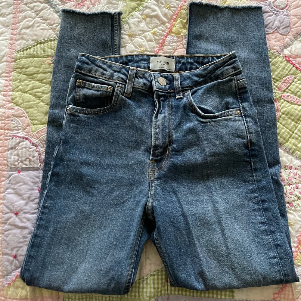 TRF high waisted jeans